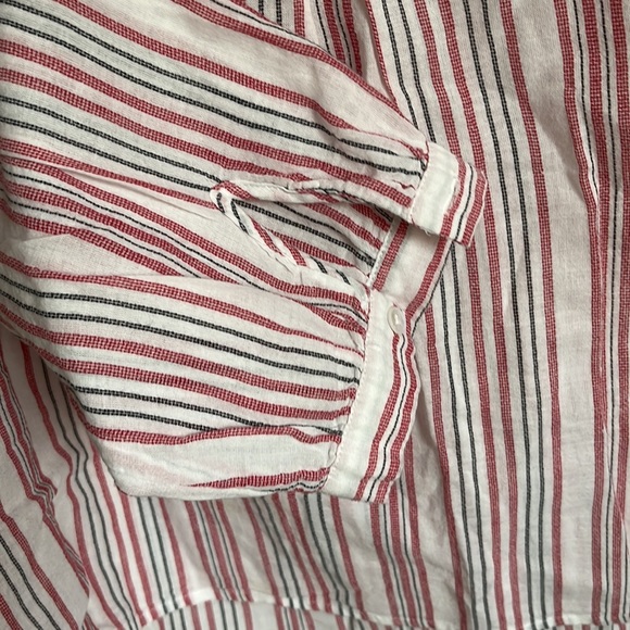 Joie Stripe Peasant Top - Picture 3 of 6